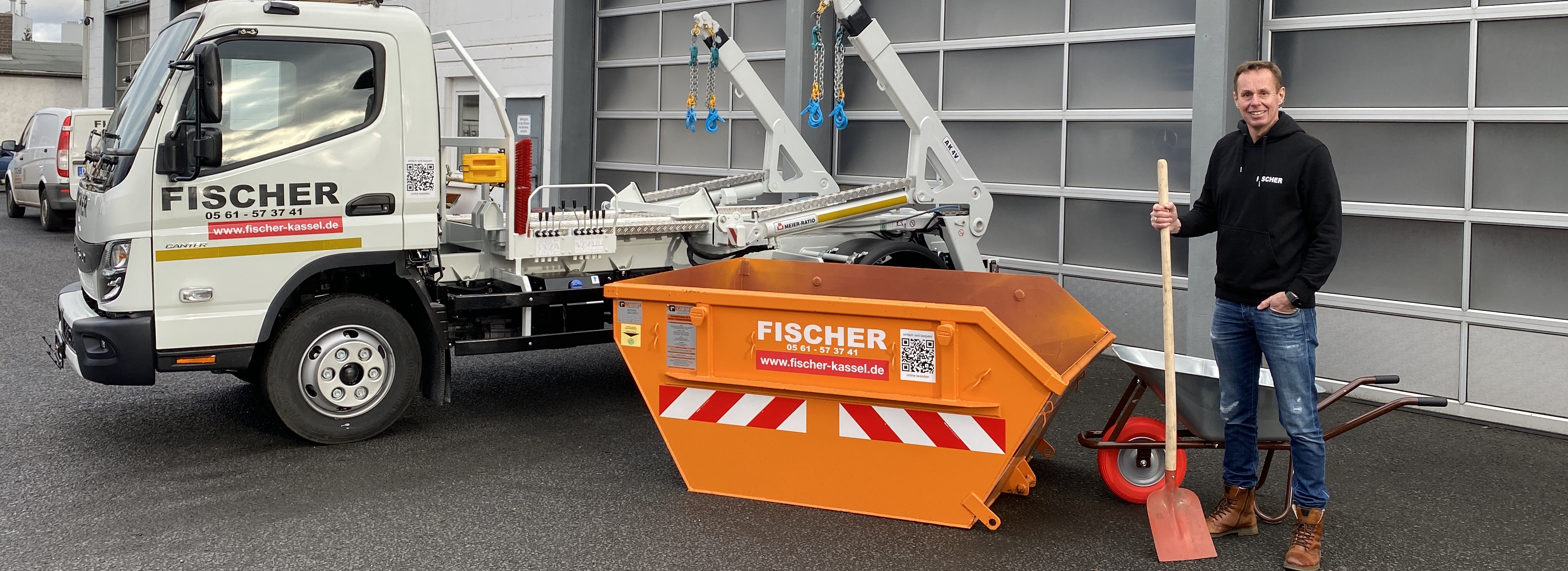 2 cbm Absetzcontainer